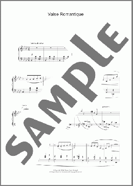 Valse Romantique(Claude Debussy) 楽譜 ピアノ（ソロ） ダウンロード