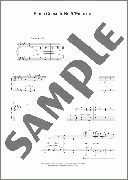 Piano Concerto No 5 'Emperor'(Beethoven) 楽譜 ピアノ（ソロ） ダウンロード