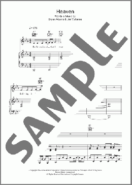 Heaven(DJ Sammy) 楽譜 その他 ダウンロード