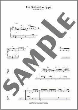 The Sailor's Hornpipe(Traditional) 楽譜 ピアノ（ソロ） ダウンロード