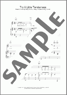 Try A Little Tenderness(The Commitments) 楽譜 その他 ダウンロード