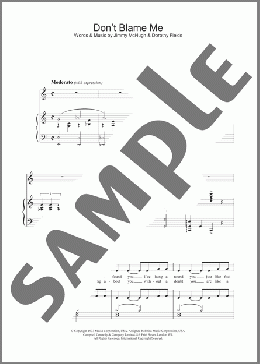 Don't Blame Me(Dorothy Fields) 楽譜 その他 ダウンロード