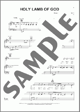 Holy Lamb Of God(Gary Sadler) 楽譜 ピアノ & ボーカル & ギター ダウンロード