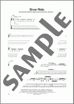 Slow Ride(Kenny Wayne Shepherd) 楽譜 ギター（ソロ） ダウンロード