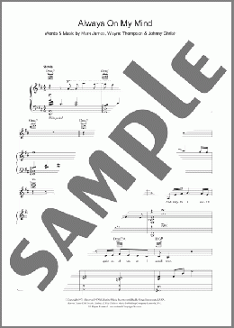 Always On My Mind(Michael Buble) 楽譜 その他 ダウンロード