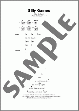 Silly Games(Janet Kay) 楽譜 ギター（コード） ダウンロード