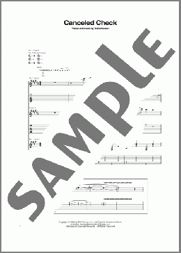 Canceled Check(Beck) 楽譜 ギター（ソロ） ダウンロード