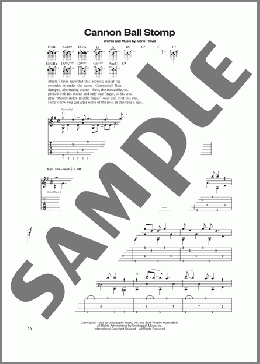 Cannon Ball Stomp(Merle Travis) 楽譜 ギター（ソロ） ダウンロード