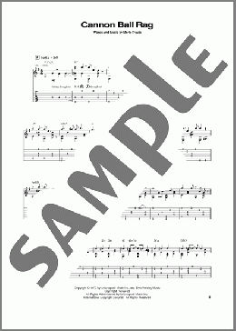 Cannon Ball Rag(Merle Travis) 楽譜 ギター（ソロ） ダウンロード