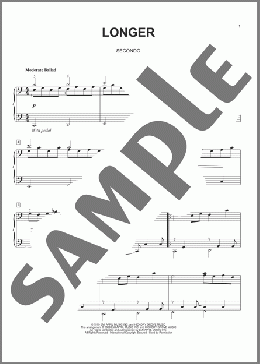 Longer(Dan Fogelberg) 楽譜 ピアノ（連弾） ダウンロード