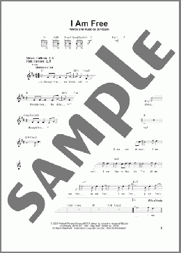 I Am Free(Newsboys/Jon Egan) 楽譜 メロディ ダウンロード