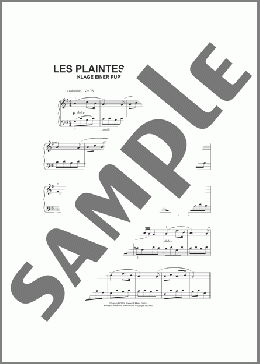 The Doll's Lament(Cesar Franck) 楽譜 ピアノ（ソロ） ダウンロード
