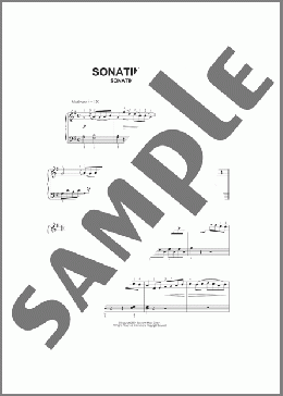 Sonatina In G Major (First Movement)(Ludwig Van Beethoven) 楽譜 ピアノ（ソロ） ダウンロード