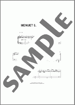 Menuet En Rondeau(Jean-Philippe Rameau) 楽譜 ピアノ（ソロ） ダウンロード