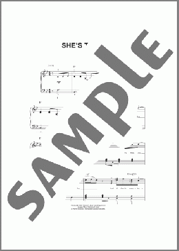 She's The One(Robbie Williams) 楽譜 ピアノ（ソロ） ダウンロード