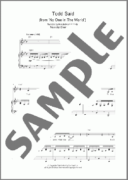 Todd Said(Charles Miller) 楽譜 ピアノ（ソロ） ダウンロード