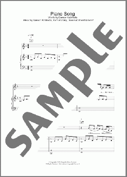 Piano Song(Obi) 楽譜 その他 ダウンロード