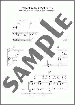 Sweet Dreams My L.A. Ex(Rachel Stevens) 楽譜 その他 ダウンロード