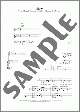 Slow(Kylie Minogue) 楽譜 その他 ダウンロード