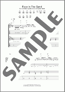 Face In The Sand(Iron Maiden) 楽譜 ギター（ソロ） ダウンロード