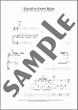 I Should've Known Better(Graham Lyle) 楽譜 その他 ダウンロード