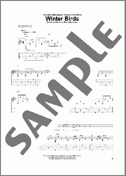 Winter Birds(Ray LaMontagne) 楽譜 ギター（ソロ） ダウンロード