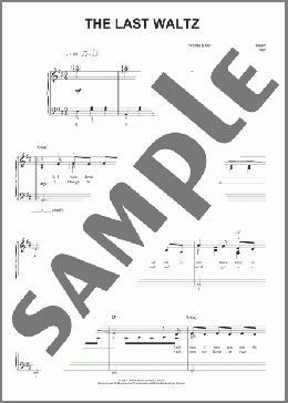 The Last Waltz(Engelbert Humperdinck) 楽譜 ピアノ（ソロ） ダウンロード