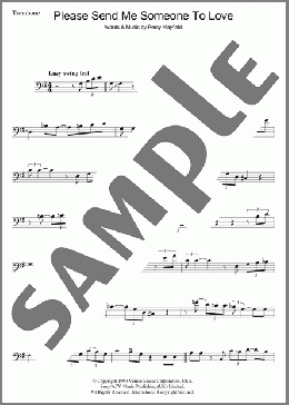 Please Send Me Someone To Love(Percy Mayfield) 楽譜 トロンボーン（ソロ） ダウンロード