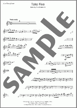 Take Five(Dave Brubeck) 楽譜 その他 ダウンロード