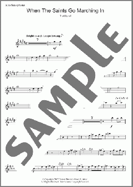 When The Saints Go Marching In(Traditional) 楽譜 その他 ダウンロード