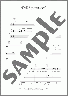 See It In A Boy's Eyes(Jamelia) 楽譜 その他 ダウンロード