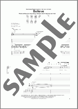 Believe(Kenny Wayne Shepherd) 楽譜 ギター（ソロ） ダウンロード