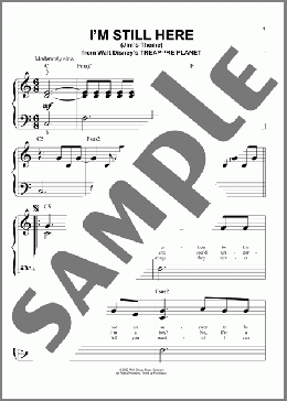 I'm Still Here (Jim's Theme)(John Rzeznik) 楽譜 ピアノ（ソロ） ダウンロード