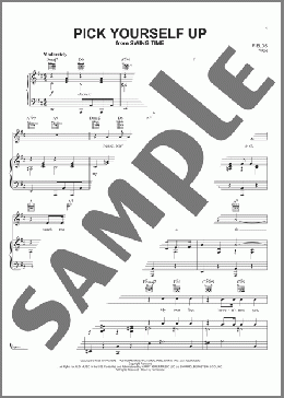 Pick Yourself Up(Jerome Kern/Fred Astaire) 楽譜 ピアノ & ボーカル & ギター ダウンロード
