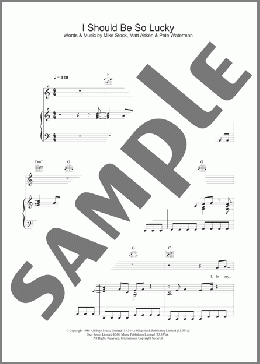 I Should Be So Lucky(Kylie Minogue) 楽譜 その他 ダウンロード