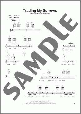 Trading My Sorrows(Darrell Evans) 楽譜 メロディ ダウンロード