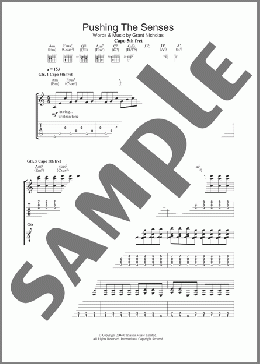 Pushing The Senses(Feeder) 楽譜 ギター（ソロ） ダウンロード