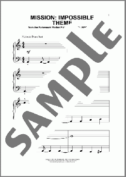 Mission: Impossible Theme(Lalo Schifrin) 楽譜 その他 ダウンロード