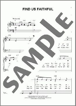 Find Us Faithful(Steve Green) 楽譜 ピアノ（ソロ） ダウンロード