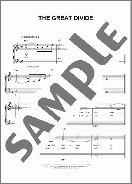 The Great Divide(Point Of Grace) 楽譜 ピアノ（ソロ） ダウンロード