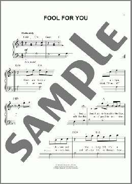 Fool For You(Nichole Nordeman) 楽譜 ピアノ（ソロ） ダウンロード