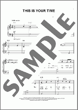 This Is Your Time(Michael W. Smith) 楽譜 ピアノ（ソロ） ダウンロード