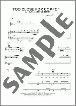 Too Close For Comfort(Mel Torme/Peggy Lee/Sammy Davis Jr.) 楽譜 ピアノ & ボーカル & ギター ダウンロード