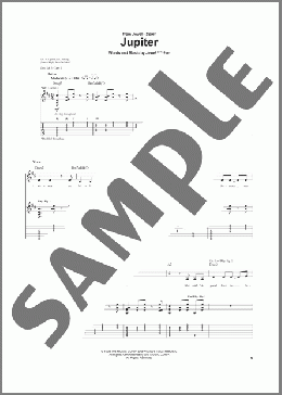 Jupiter(Jewel) 楽譜 ギター（ソロ） ダウンロード