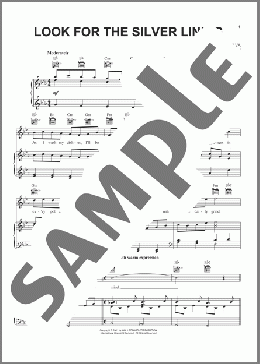 Look For The Silver Lining(Jerome Kern/Judy Garland) 楽譜 ピアノ & ボーカル & ギター ダウンロード