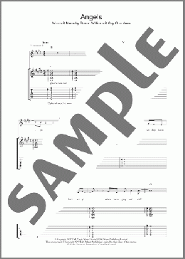 Angels(Robbie Williams) 楽譜 ギター（ソロ） ダウンロード