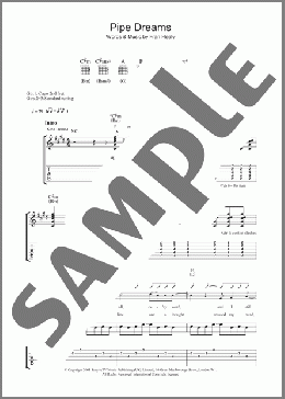 Pipe Dreams(Travis) 楽譜 ギター（ソロ） ダウンロード