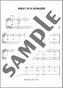 Away In A Manger(Traditional) 楽譜 ピアノ（ソロ） ダウンロード