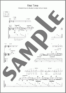 First Time(Newton Faulkner) 楽譜 ギター（ソロ） ダウンロード