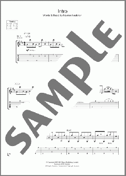 Intro(Newton Faulkner) 楽譜 ギター（ソロ） ダウンロード